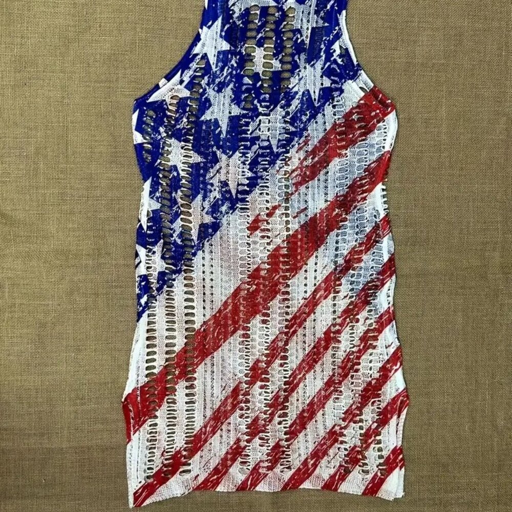 Swimsuit Cover-up (Color: Flag Color) - Picture 4 of 4
